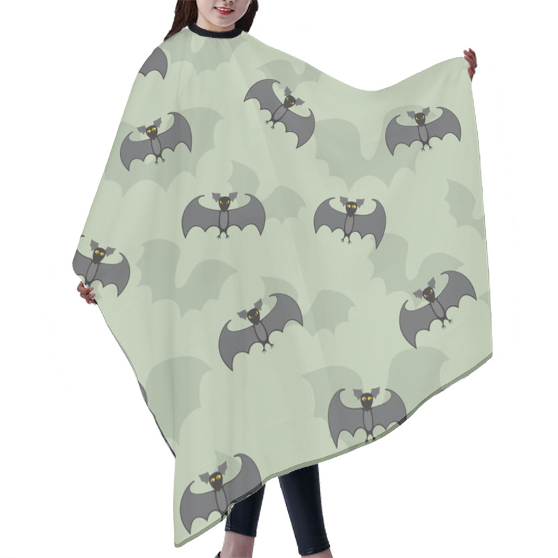 Personality  Cartoon Bats Seamless Hair Cutting Cape