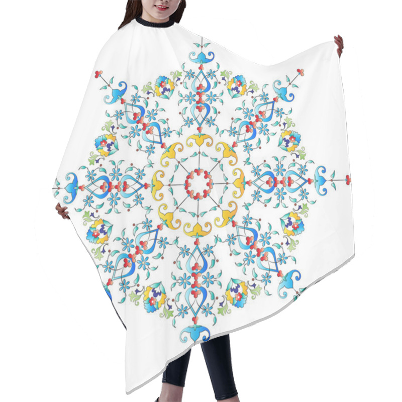 Personality  Ottoman Motifs Design Series With Fifty-two Hair Cutting Cape