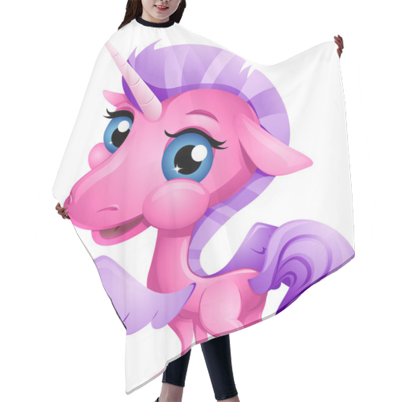 Personality  Baby Unicorn Hair Cutting Cape