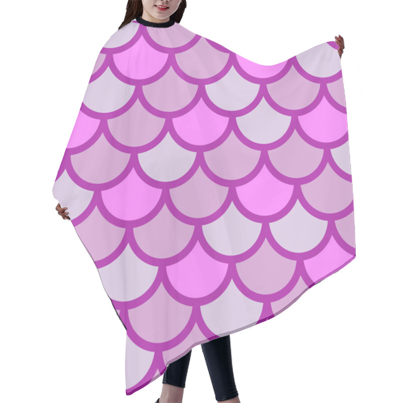 Personality  Mermaid Scales, Background Hair Cutting Cape