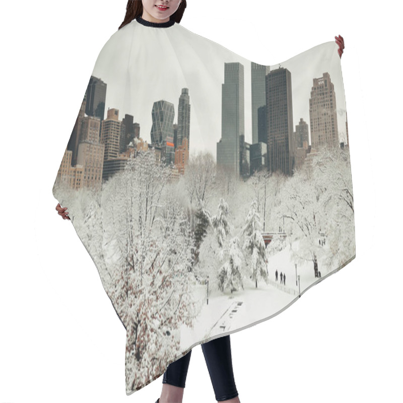 Personality  Central Park Winter Hair Cutting Cape