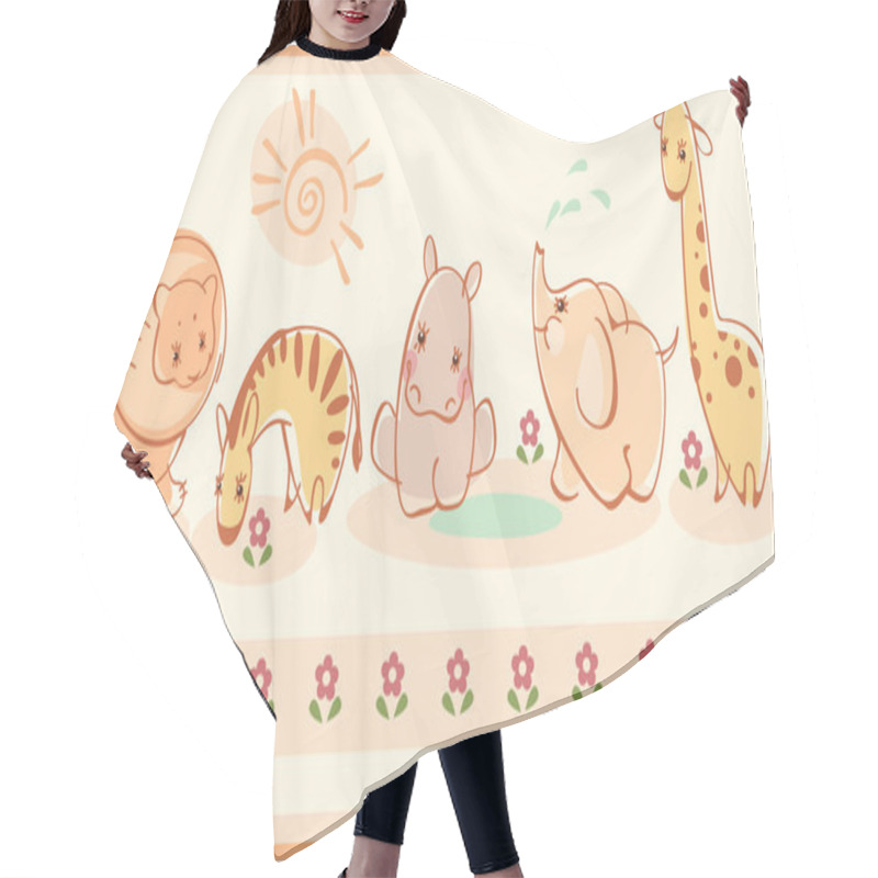 Personality  Wild Animals Hair Cutting Cape