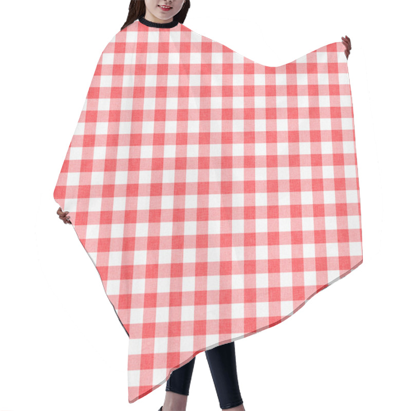 Personality  Gingham Background Hair Cutting Cape