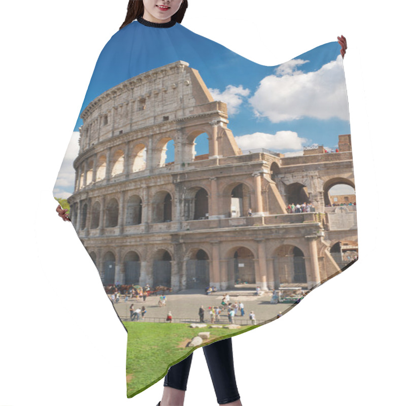 Personality  Colosseum In Rome, Italy Hair Cutting Cape