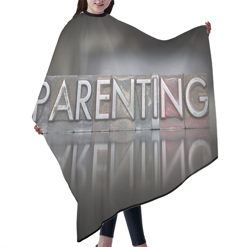 Personality  Parenting Letterpress Hair Cutting Cape