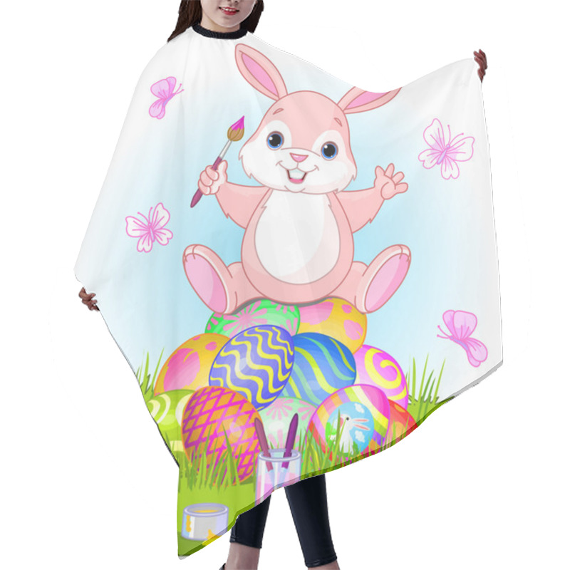 Personality  Happy Easter Hair Cutting Cape