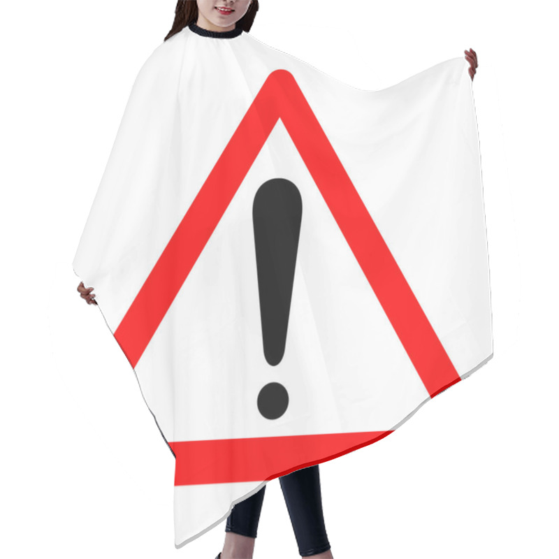 Personality  Warning Symbol Sign Isolate On White Background,Vector Illustration EPS.10  Hair Cutting Cape