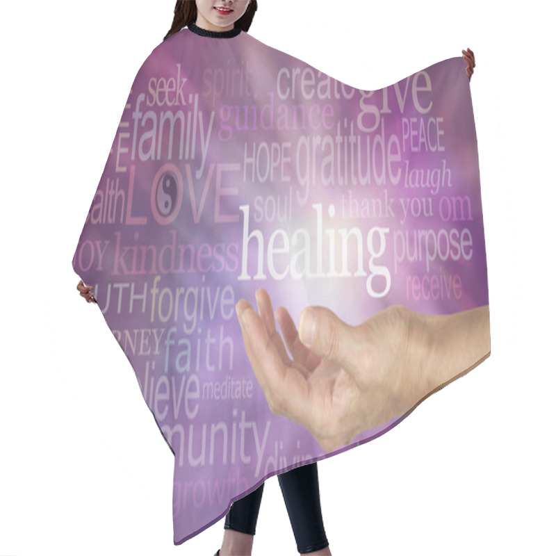 Personality  High Resonance Healing Words Hair Cutting Cape