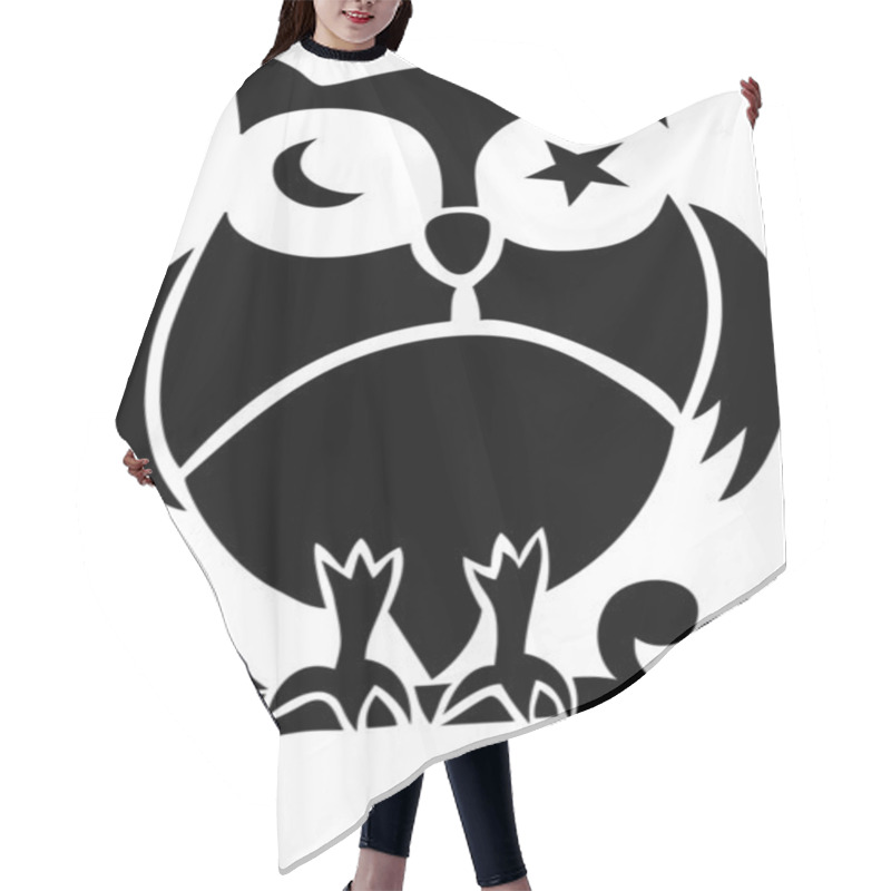 Personality  Ow Decoration Hair Cutting Cape