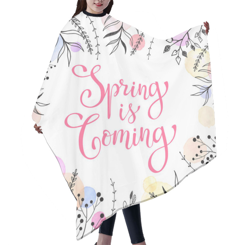 Personality  Spring Time Card Hair Cutting Cape