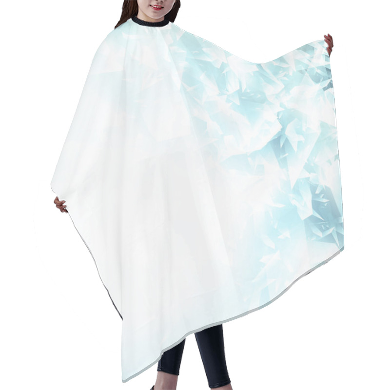 Personality  Abstract Broken Glass Background Hair Cutting Cape