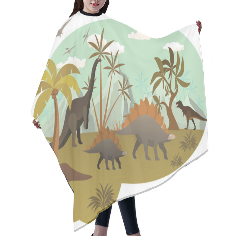 Personality  World Of Dinosaurs Hair Cutting Cape