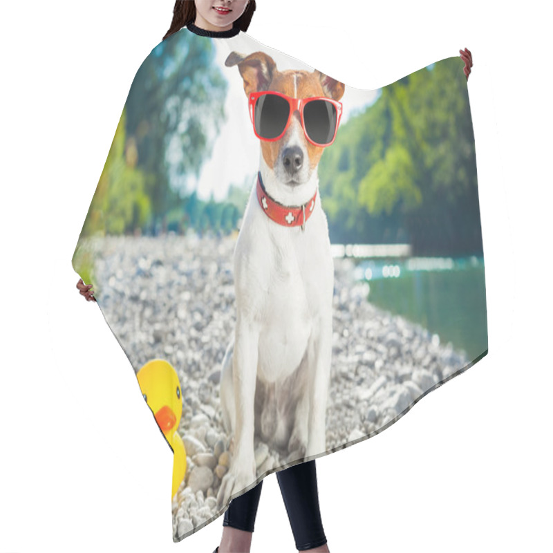 Personality  Dog Summer Vacation Hair Cutting Cape