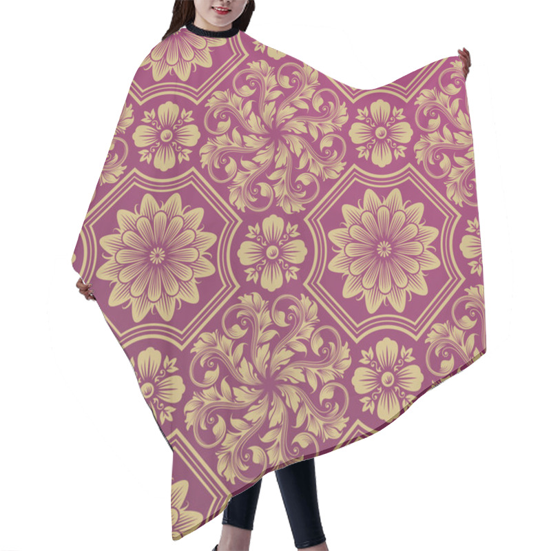 Personality  Damask Wallpaper Hair Cutting Cape