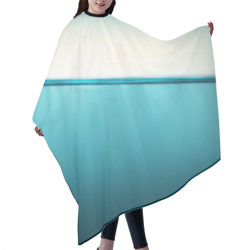 Personality  Underwater Background Hair Cutting Cape