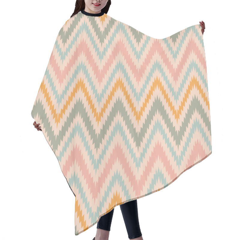 Personality  Triangle Abstract Background. Hair Cutting Cape