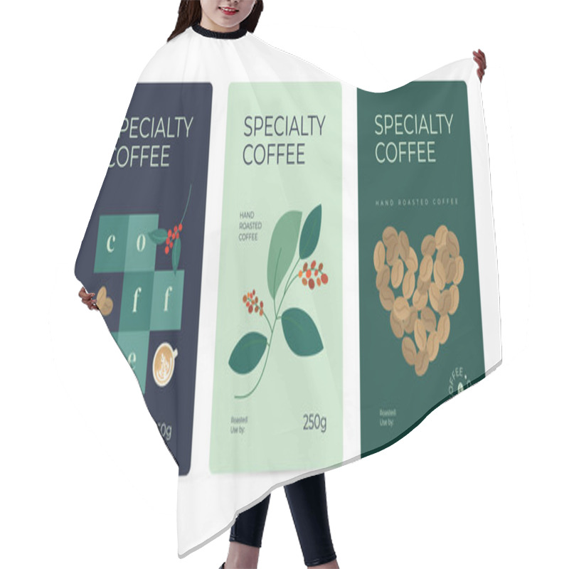 Personality  Specialty Coffee Packaging Hair Cutting Cape