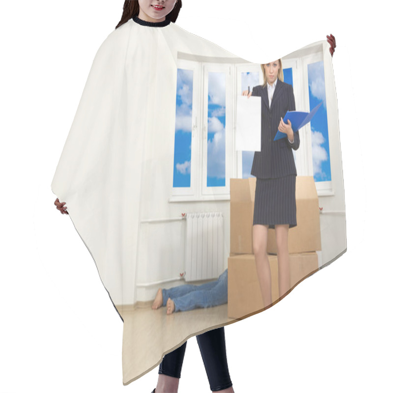 Personality  Bum-bailiff Hair Cutting Cape