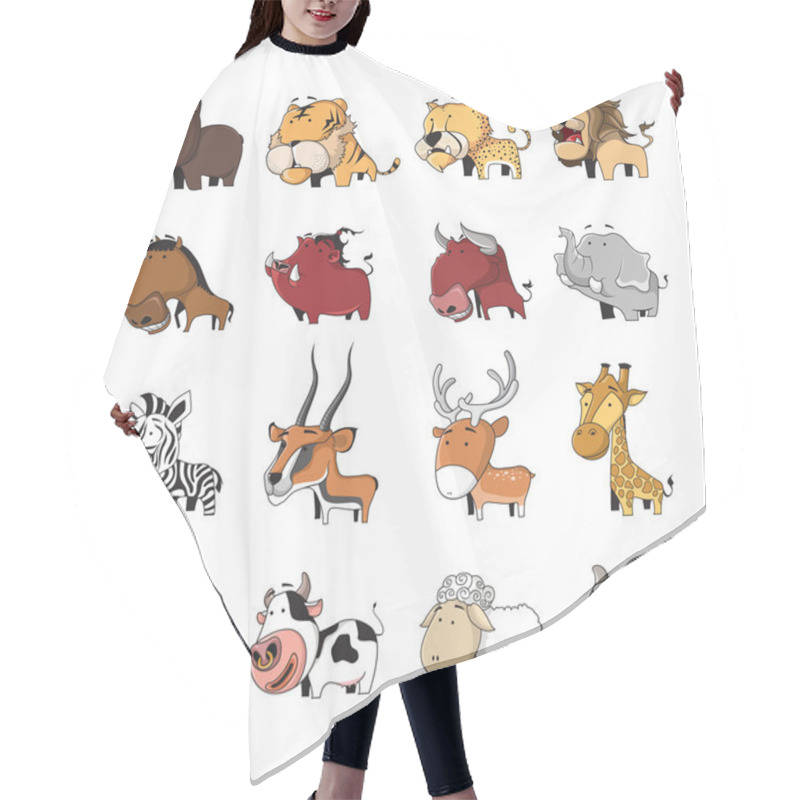 Personality  Animal Set 5 Hair Cutting Cape