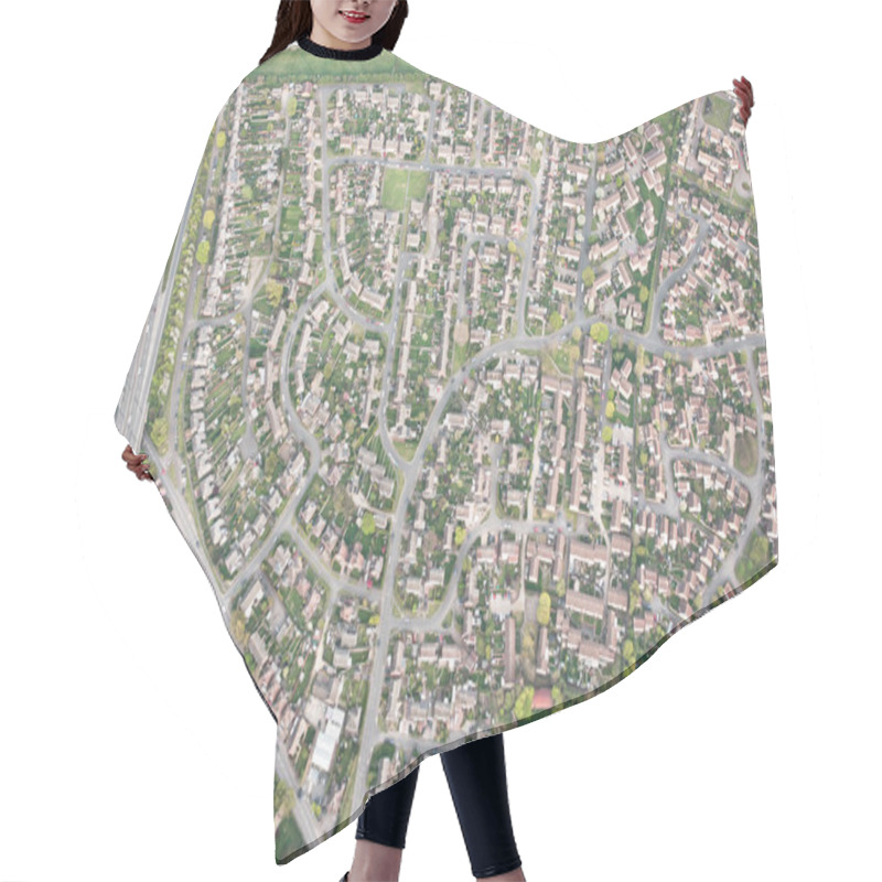 Personality  Aerial View  Hair Cutting Cape