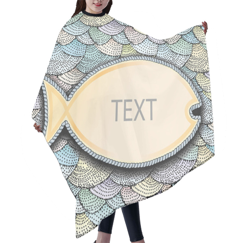 Personality  Sea Poster Hair Cutting Cape