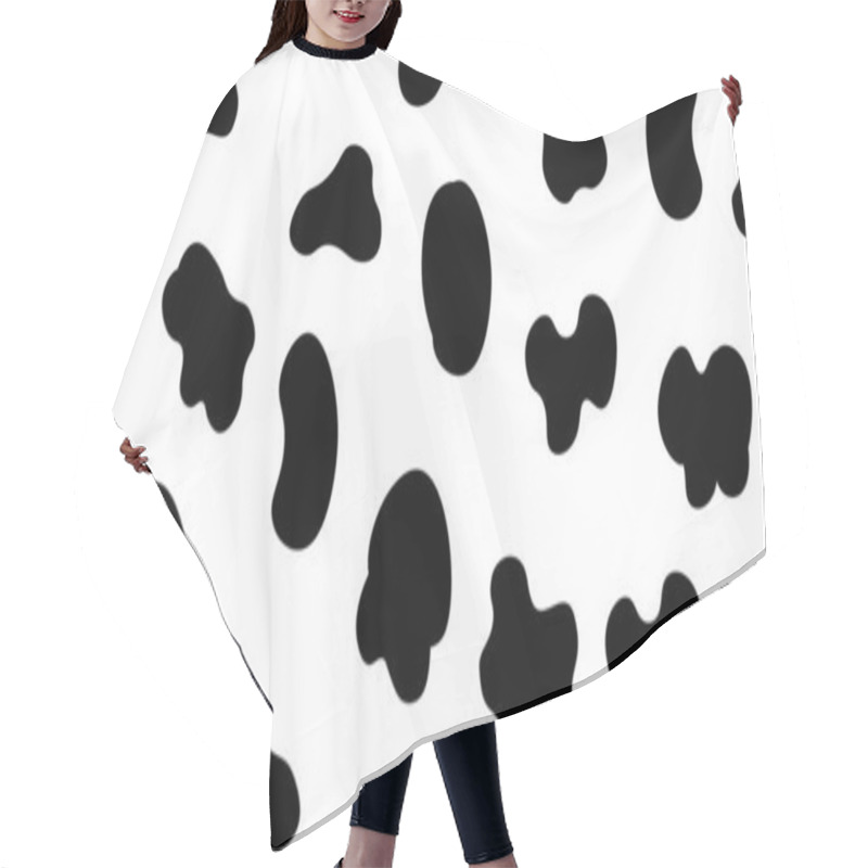 Personality  Seamless Cow Print. Vector Illustration Hair Cutting Cape