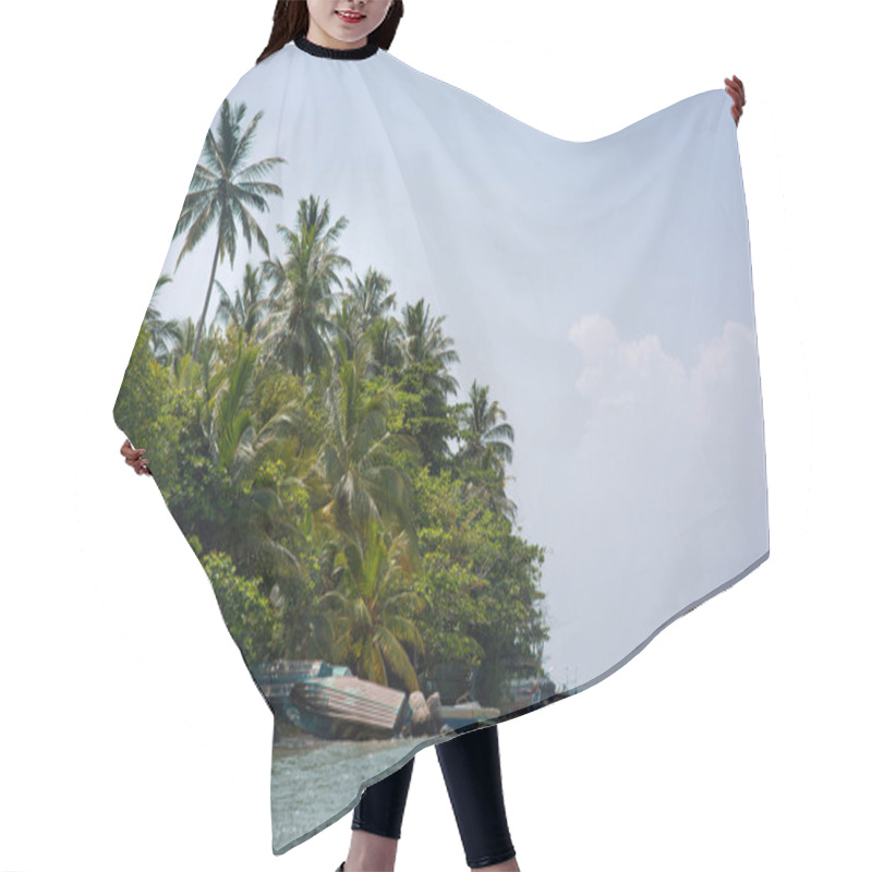 Personality  Tropical Island Hair Cutting Cape