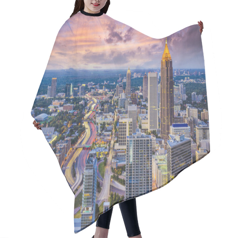 Personality  Atlanta Skyine Hair Cutting Cape