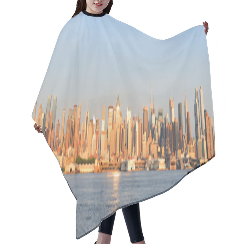 Personality  New York City Manhattan Sunset Hair Cutting Cape