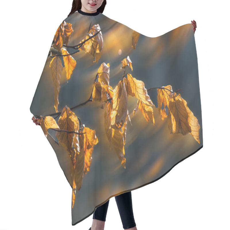 Personality  Autumn Leaves Hair Cutting Cape