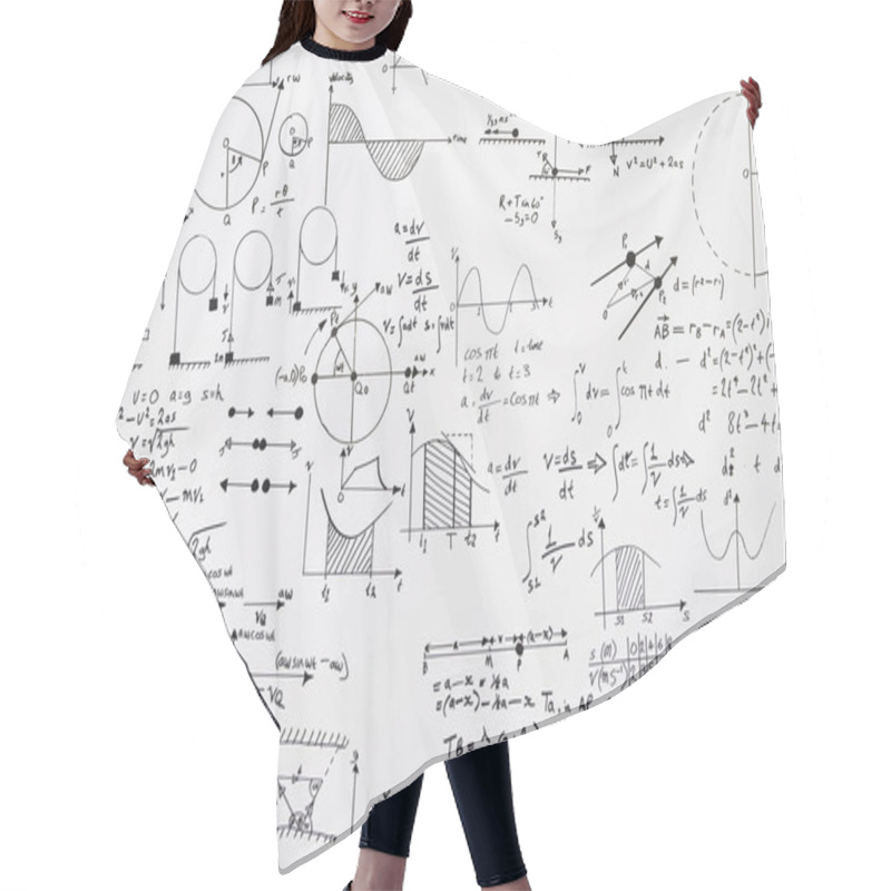 Personality  Mathematical Equations Hair Cutting Cape