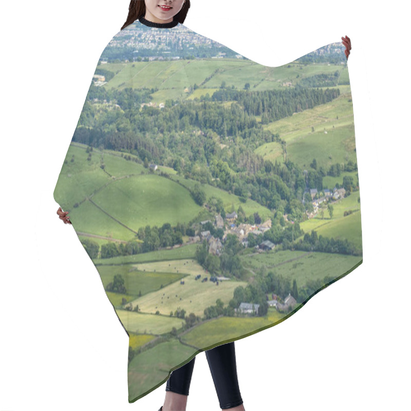 Personality  Pendle Hill, Lancashire - View From The Top Of The Hill. Hair Cutting Cape