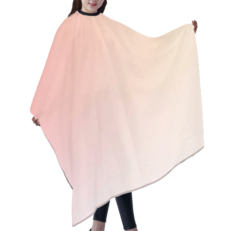 Personality  Soft Pink And Peach Gradient Minimalist Background Hair Cutting Cape