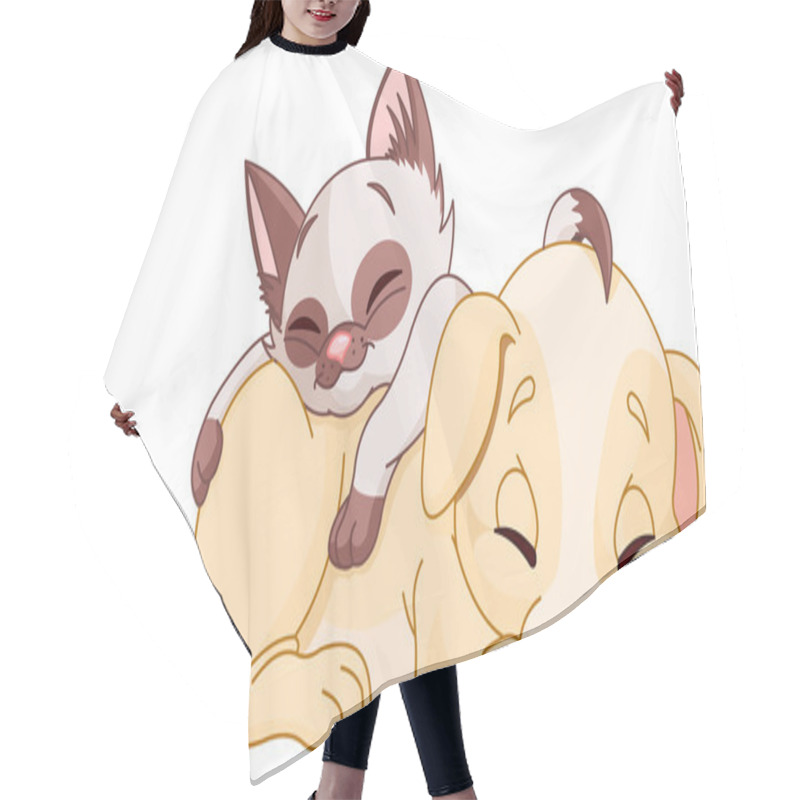 Personality  Puppy And Kitten Hair Cutting Cape