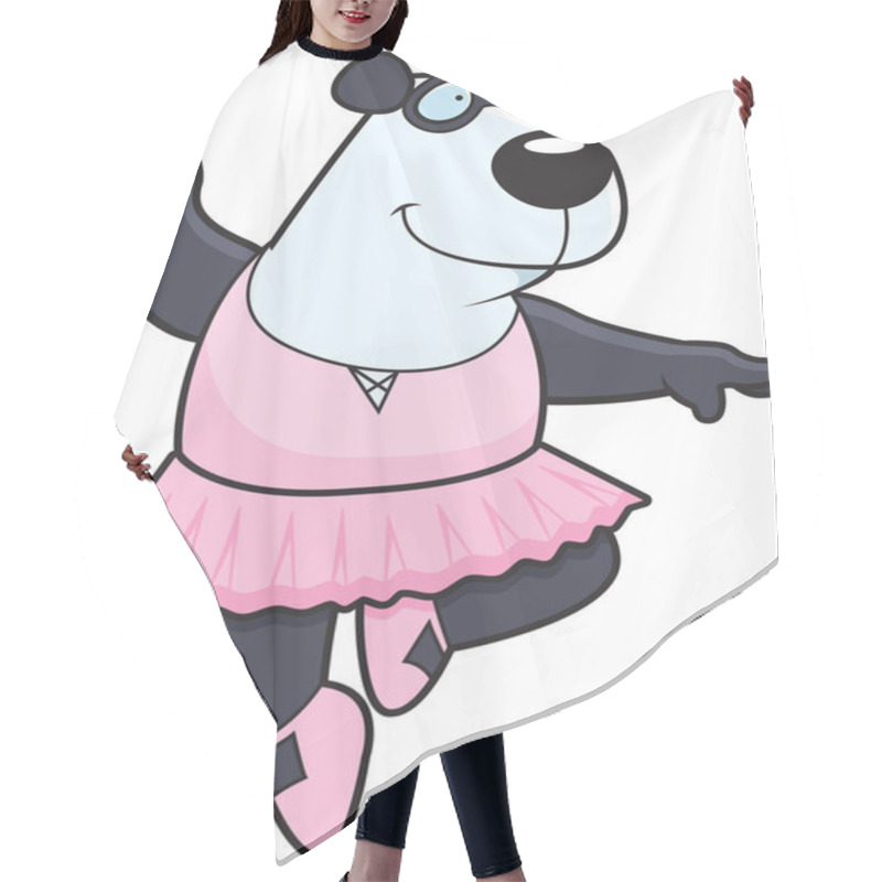 Personality  Panda Ballerina Hair Cutting Cape