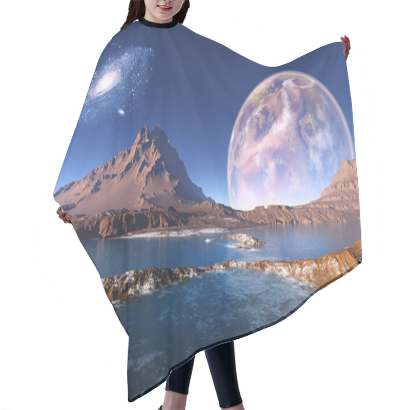 Personality  Landscape Hair Cutting Cape