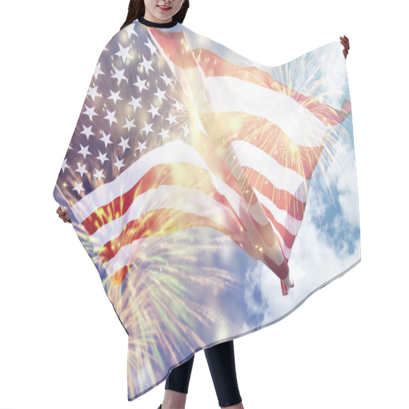 Personality  Celebrating Independence Day Hair Cutting Cape