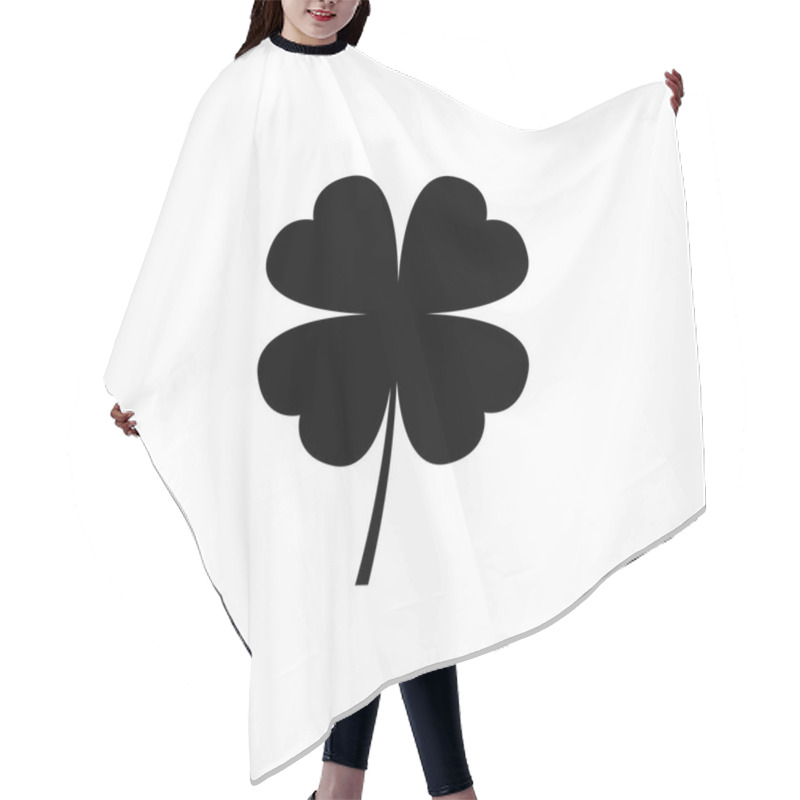 Personality  Four Leaf Clover Icon Hair Cutting Cape