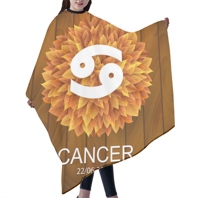 Personality  Cancer Horoscope White Sign Hair Cutting Cape