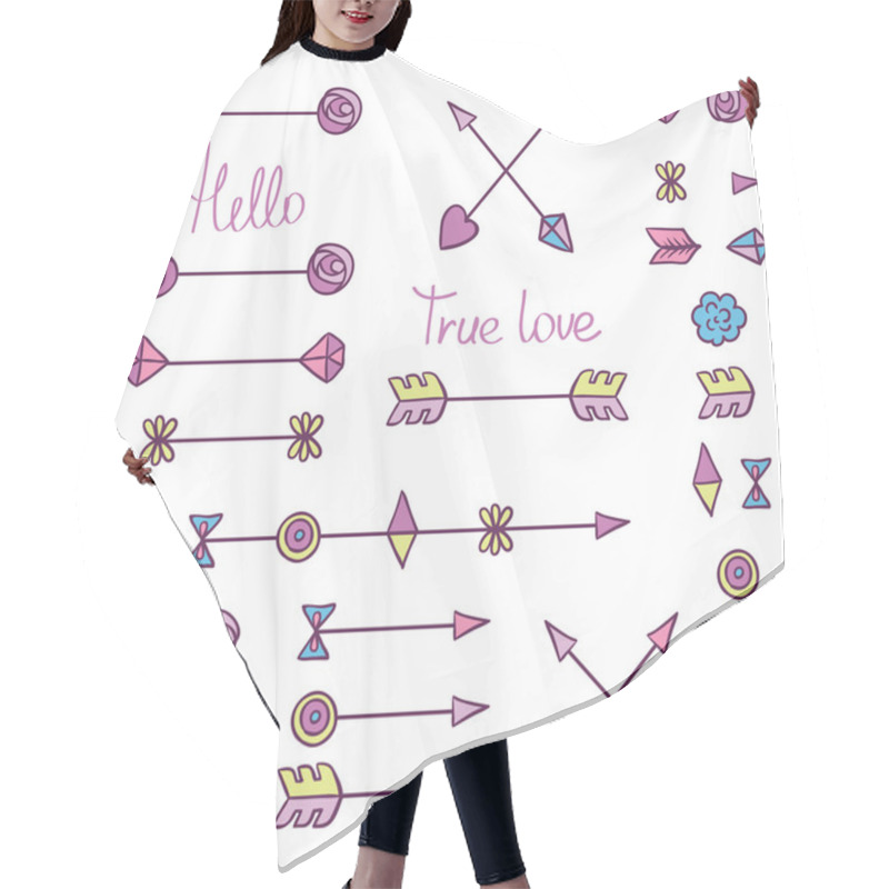 Personality  Swirls, Geometrical Figures Hair Cutting Cape