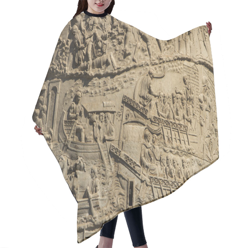 Personality  Trajan Column In Rome Hair Cutting Cape