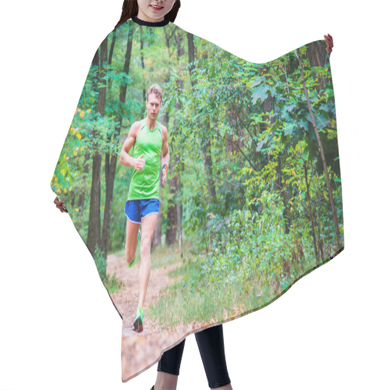 Personality  The Guy Running Through The Woods Hair Cutting Cape