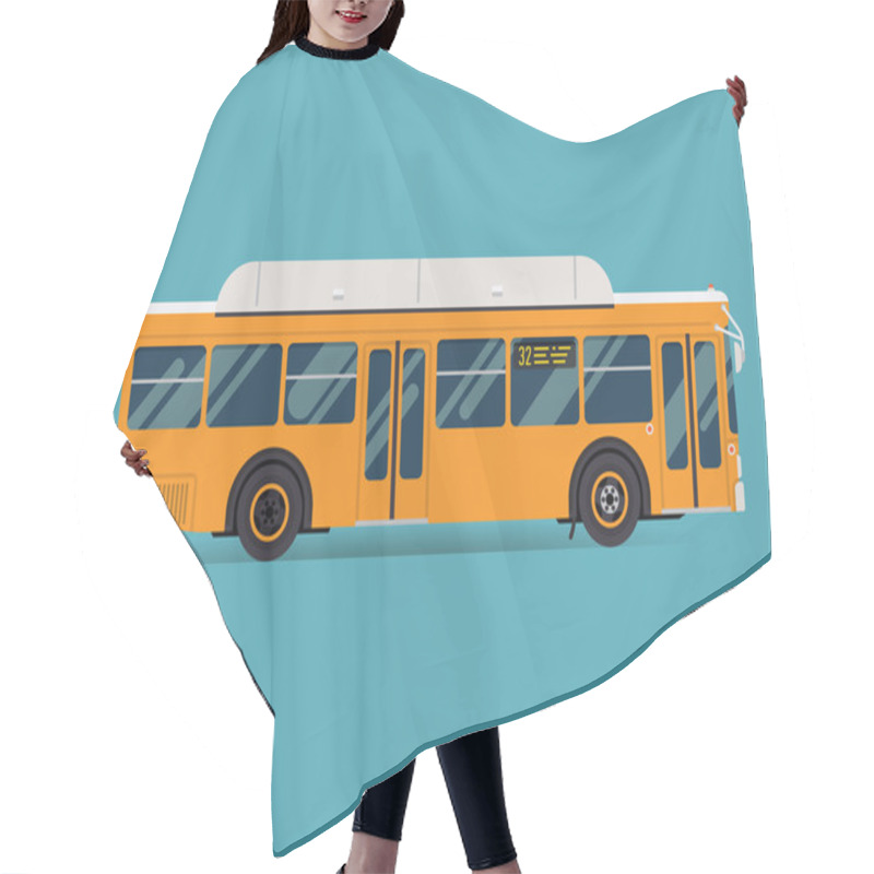 Personality  Transit Shorter Distance Bus Hair Cutting Cape