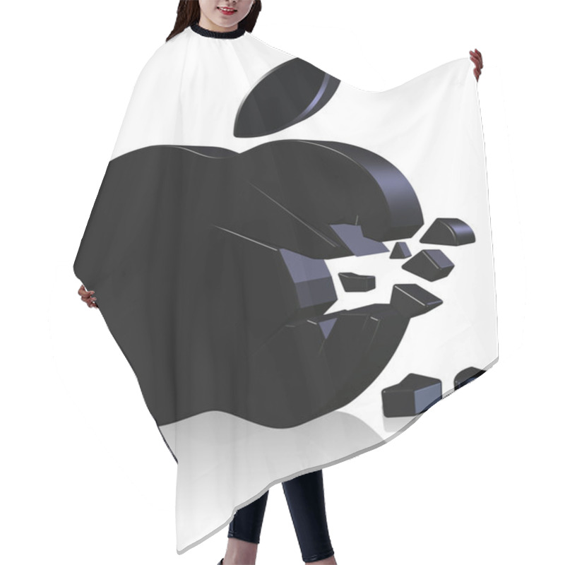 Personality  Apple Computer Logo Hair Cutting Cape