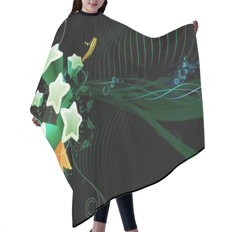 Personality  Abstract Background Hair Cutting Cape