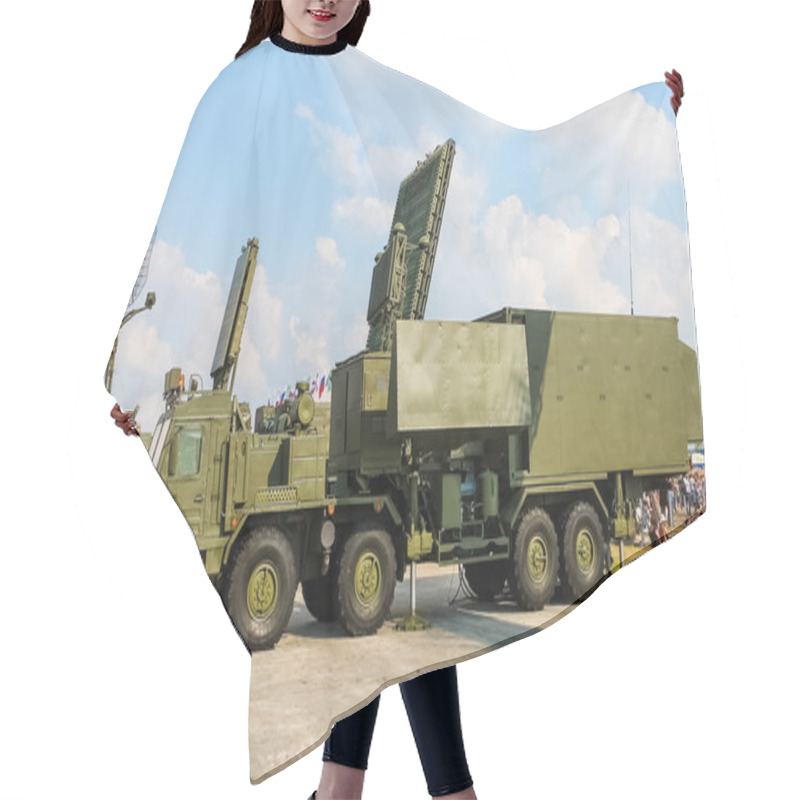 Personality  S-300 - Long-range SAM System. Command Truck. Hair Cutting Cape