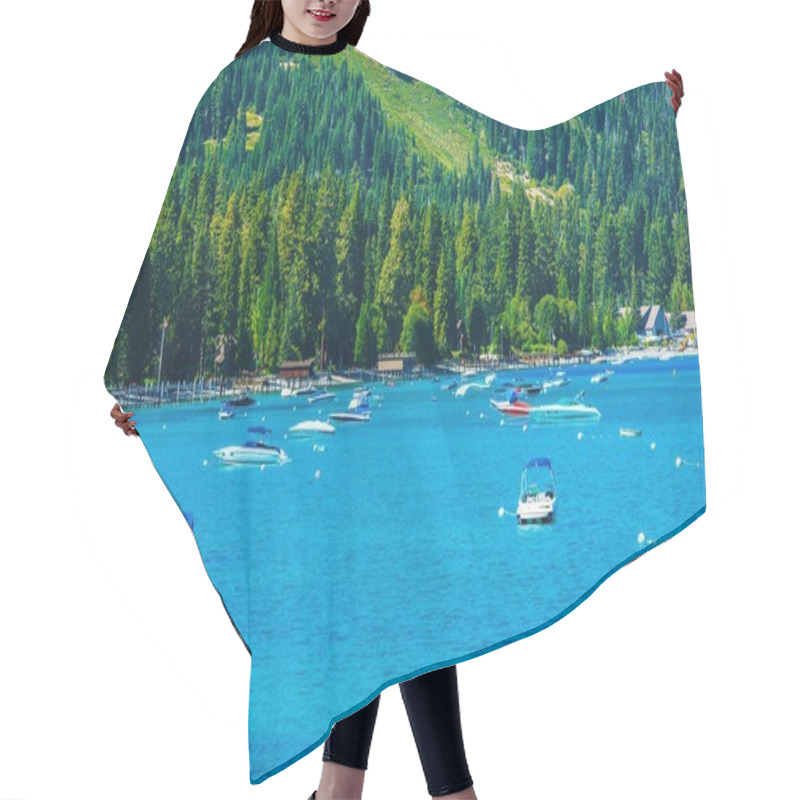 Personality  Lake Tahoe Marina Hair Cutting Cape