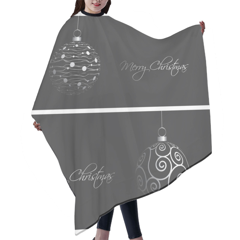 Personality  Elegant Christmas Card Backgrounds Hair Cutting Cape