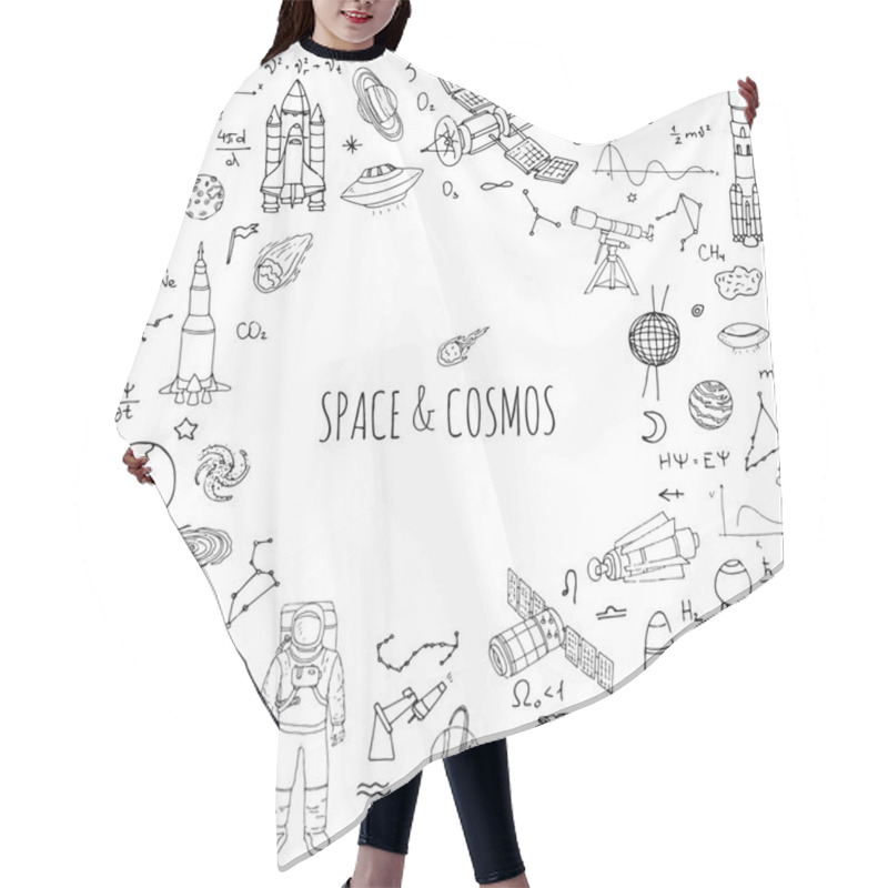 Personality  Space And Cosmos Set Hair Cutting Cape