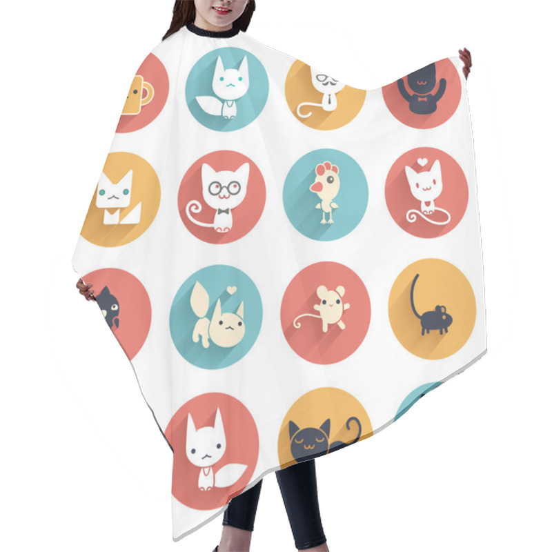 Personality  Animals Avatar And Funny Objects Hair Cutting Cape